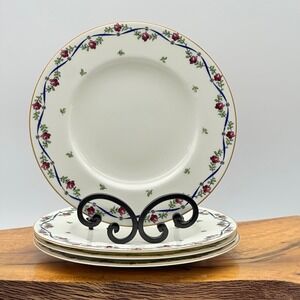 Royal Worcester England The Riga Jones McDuffee Stratton Salad Plates Set of 4